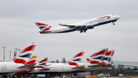 الرحلة الأخيرة لأخر طائرتين بوينج 747 تابعة في بريطانيا