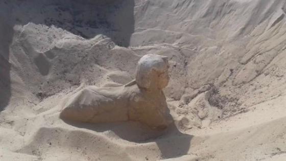 اكتشاف شبيه "أبو الهول " شمال مصر