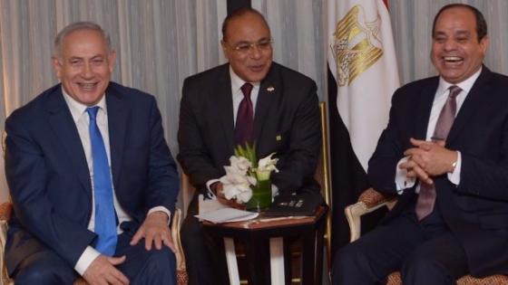 نتنياهو الرئيس المصري عبدالفتاح السيسي