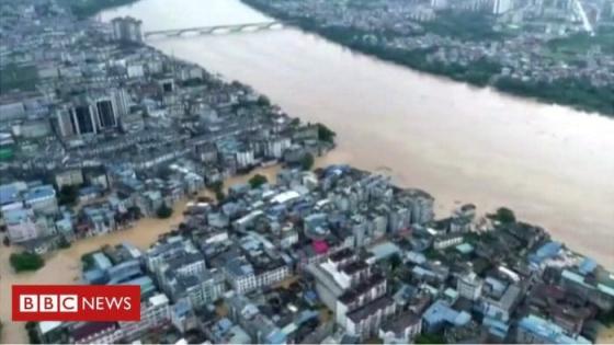فيضانات شديدة ضربت جنوب الصين