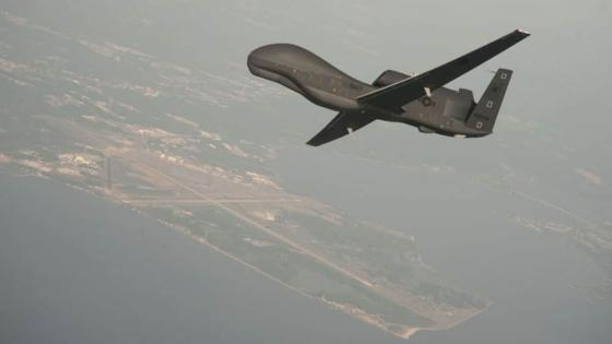 طائرة استطلاع تابعة لقوات التحالف العربي