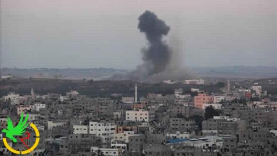 استهداف مواقع في قطاع غزة