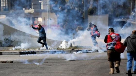 مواجهات بين الفلسطينيين وقوات الاحتلال