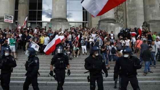 الشرطة الألمانية تسيطر على مسيرة ضد قيود كورونا في ميونيخ