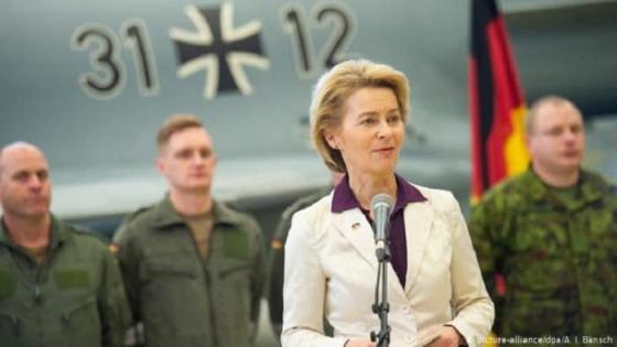 وزيرة الدفاع الألمانية تصل مالي