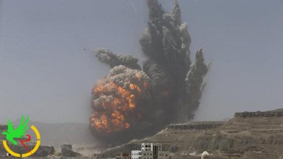 قصف للتحالف على مواقع حوثية وسط اليمن